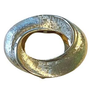 Lieba USA Bookmark Scarf Clip Signed 1960s Vintage Costume Business Dinner BBQ